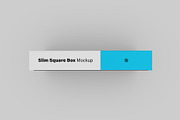 Slim Square Box Mockups - 6 views, a Mockup by Illusiongraphic (Thumbnail 4 of 15)