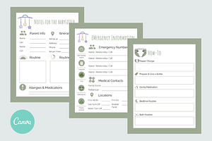 Printable Babysitter Checklist