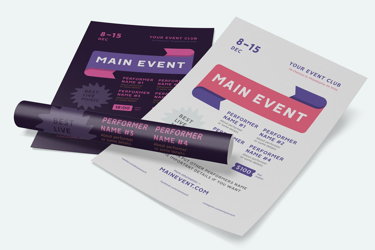 Event Poster Bundle + Freebie, a Flyer Template by EDT.Graphics (Photo 50 of 54)