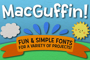 MacGuffin Fun Font Set