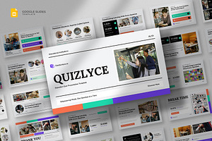 Educational Quiz Google Slides, a Presentation Template by fluffstudio