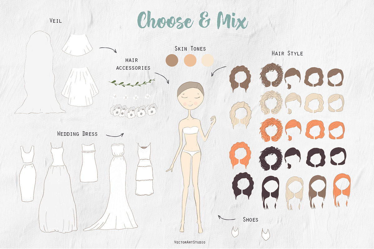 Wedding Cards creator, an Object Illustration by SketchCliparts (Photo 4 of 11)