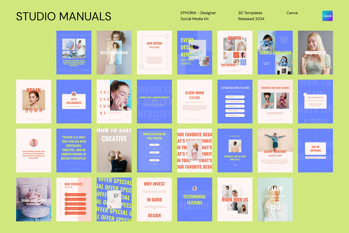EPHORIA - Designer Social Media Kit, a Social Media Template by Studio Manuals (Photo 8 of 8)