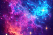 Space Galaxy Nebula Backgrounds, a Background Graphic by UniqueMe (Thumbnail 7 of 12)