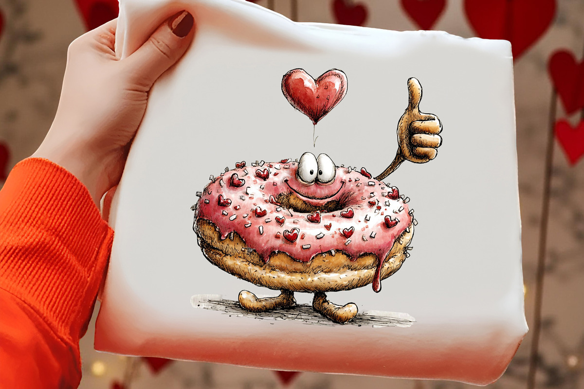 Quirky Valentine's Day Clipart, an Illustration by OK Design (Photo 6 of 6)