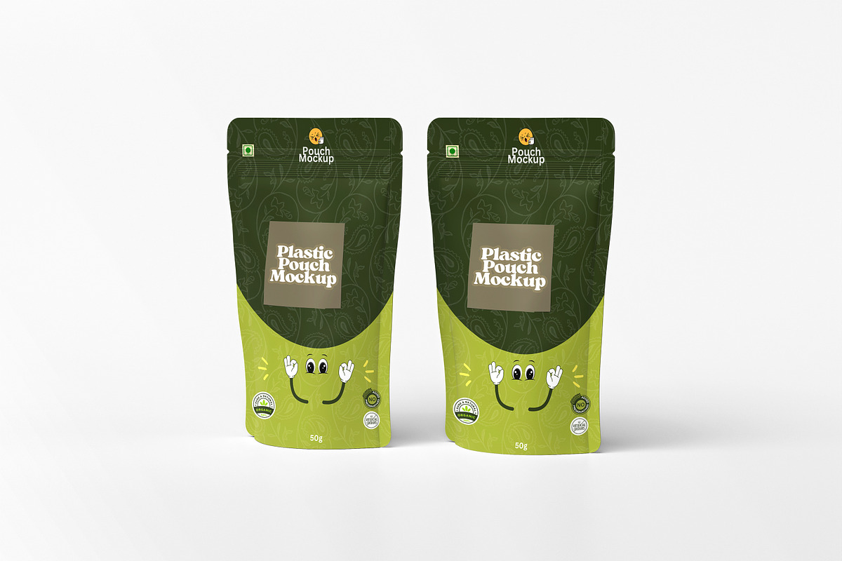 Plastic Pouch Mockup, an Advertising Mockup by AnasStudio (Photo 3 of 5)