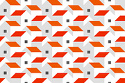 House with red roof pattern, a Pattern Graphic by Evgeniya Dzhumm (Thumbnail 1 of 2)