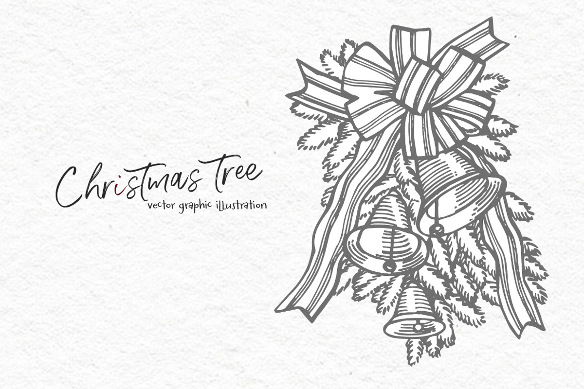 Xmas set graphic illustrations, a Decorative Illustration by Ann Astro (Photo 10 of 24)