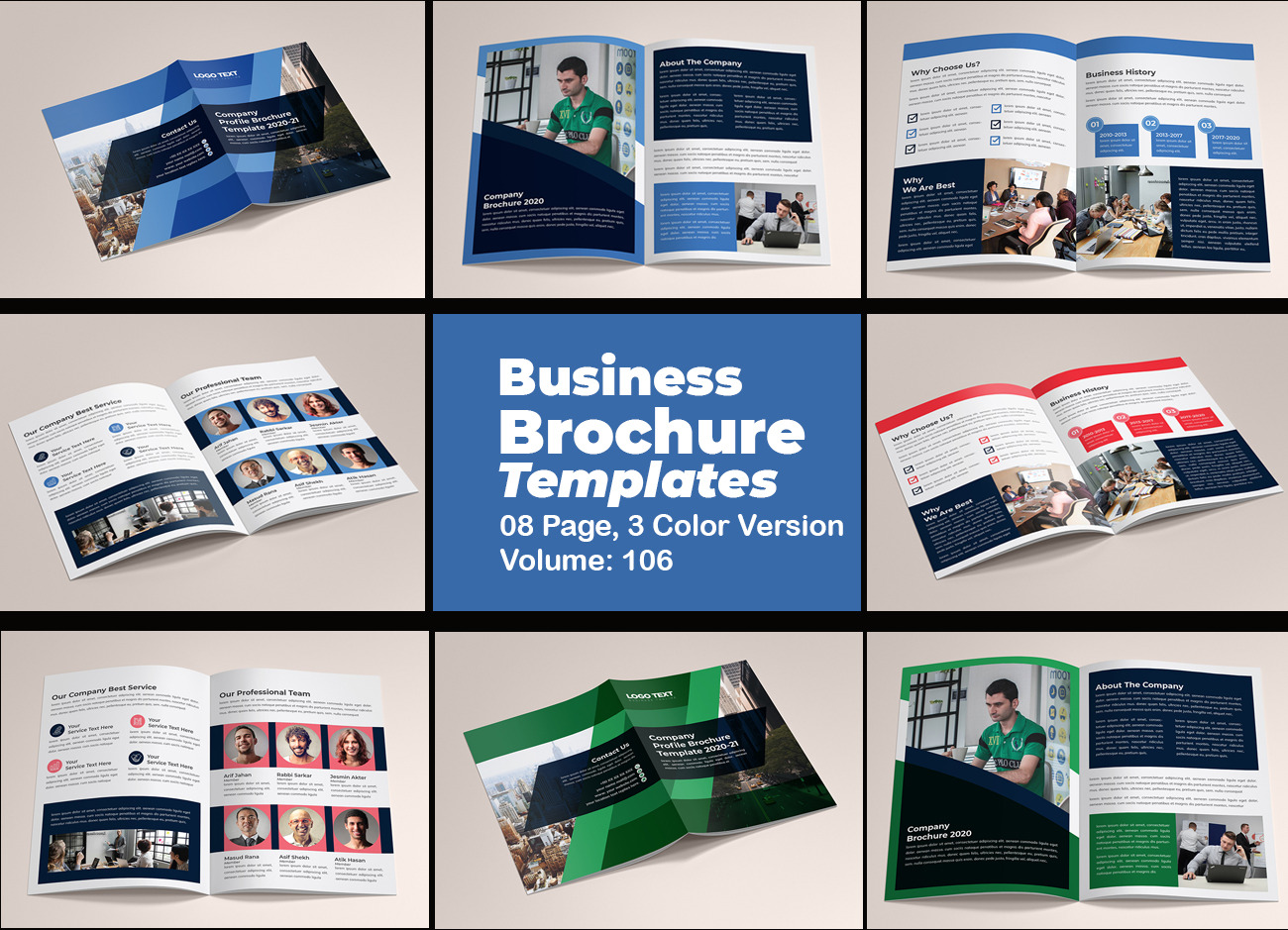 Company Brochure Template, a Brochure Template by MRI STUDIO