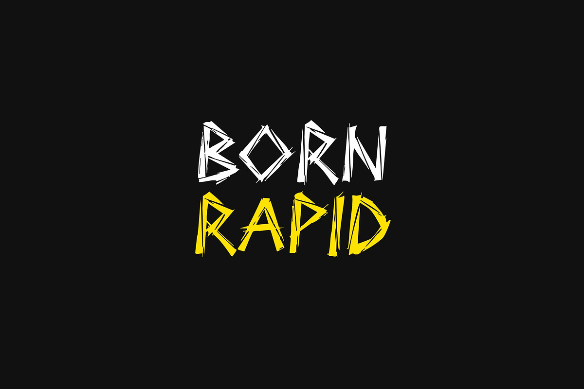 Dash Gash Decorative Font, a Handwritten Font by Graphic Spirit (Photo 3 of 8)