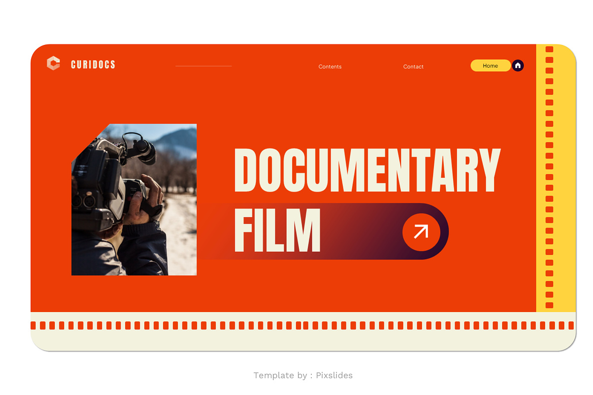 Documentary Film PowerPoint, a Presentation Template by Pixslides (Photo 3 of 7)