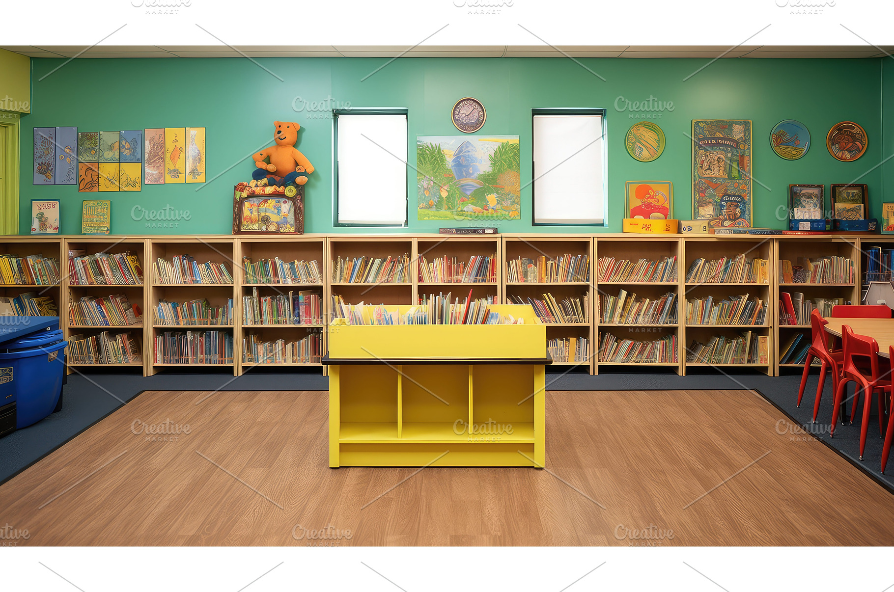 children preschool book ai generated, a School & Education Photo by pikepicture