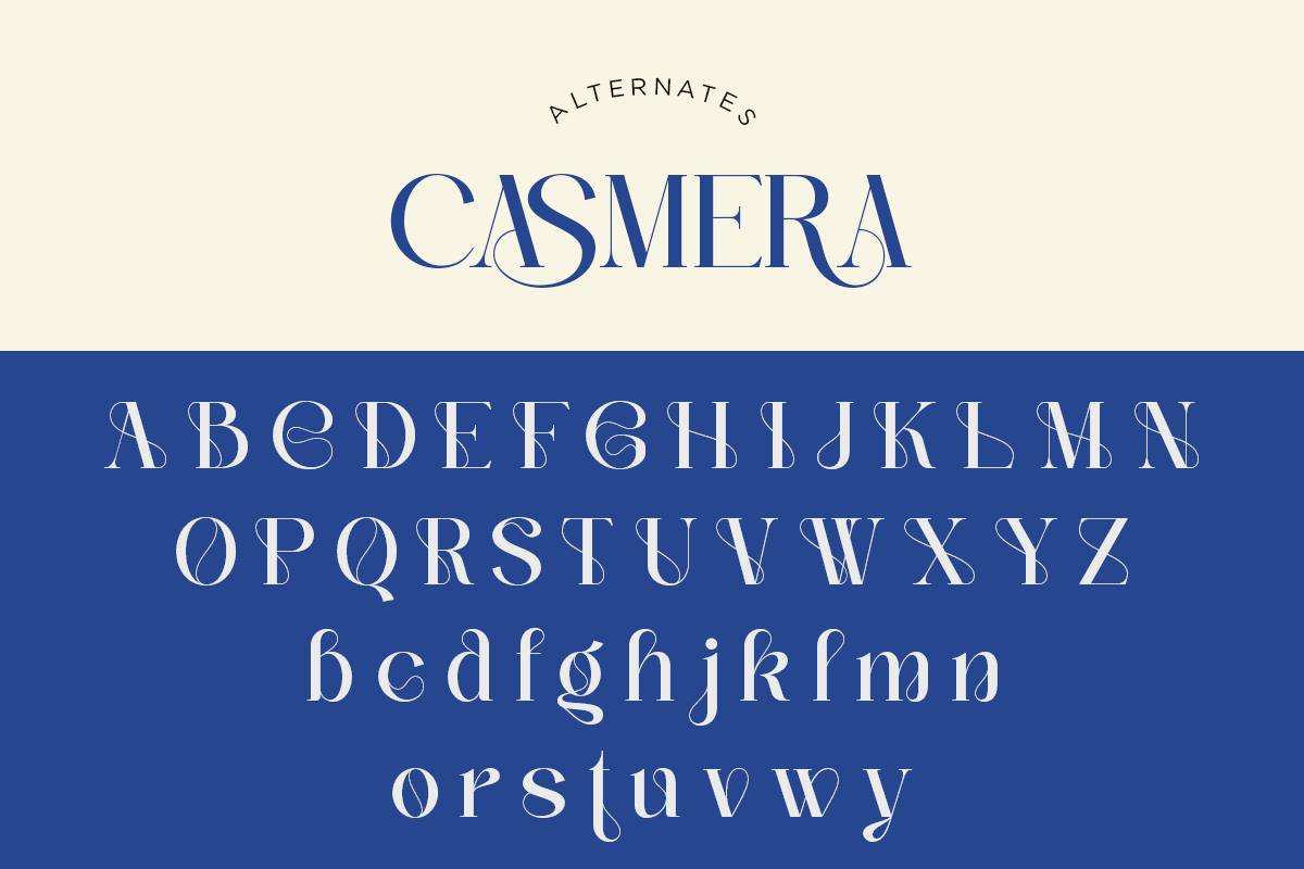 Casmera - Elegant Ligature Serif, a Serif Font by Font Liner (Photo 12 of 14)