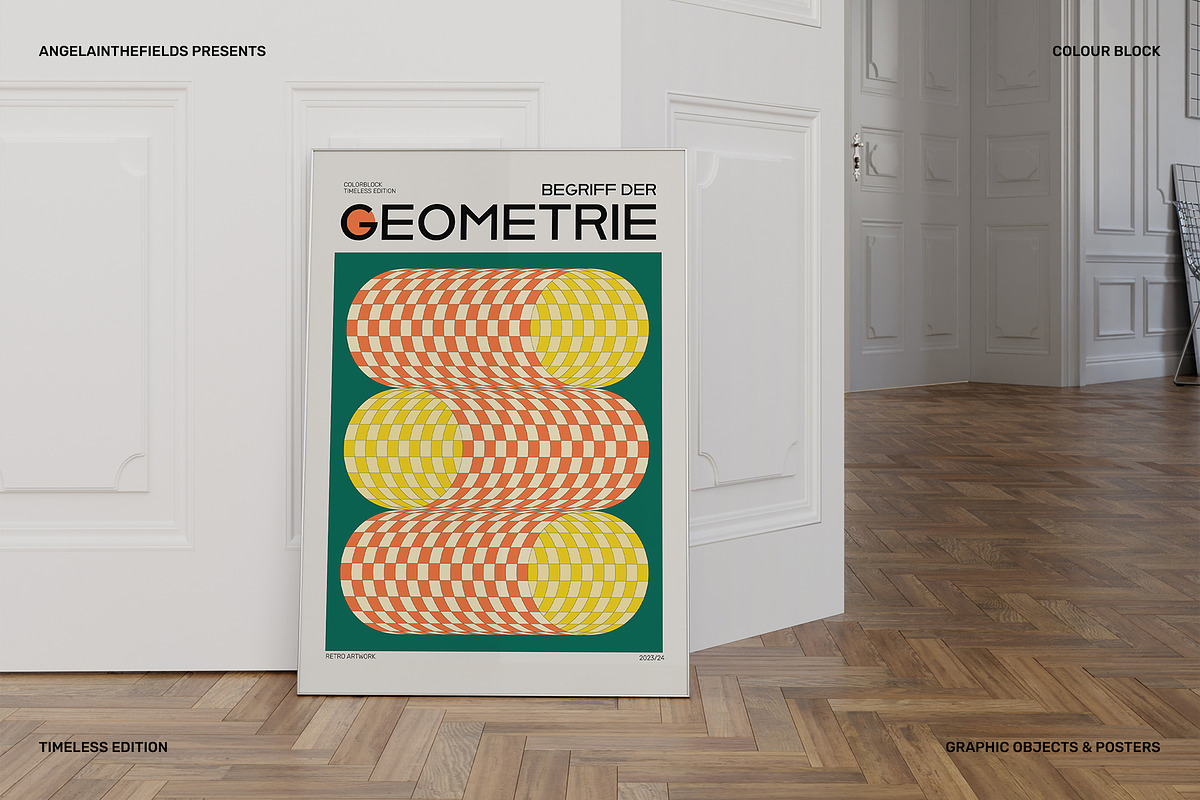 Retro Colour Block Vector Objects, an Object Graphic by angelainthefields (Photo 13 of 23)