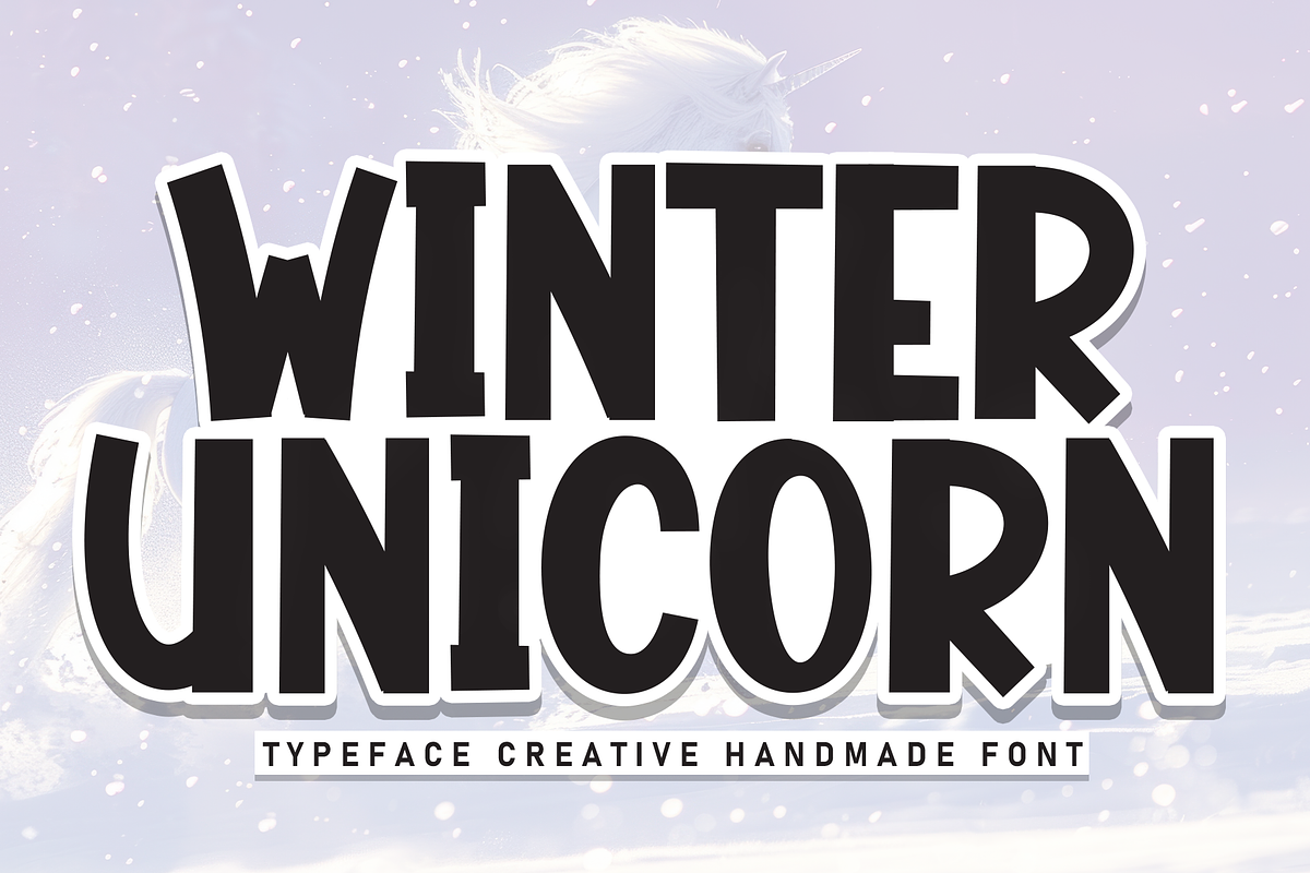 Winter Unicron | Script Font, a Script Font by Scratchones (Photo 1 of 8)
