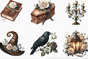 Brown Halloween Clipart, an Illustration by Designking (Thumbnail 2 of 4)
