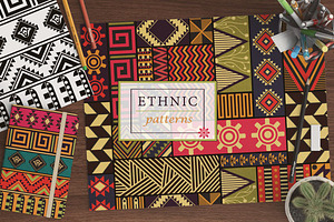 10 Ethnic Seamless Patterns