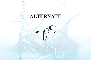 Water Script Font