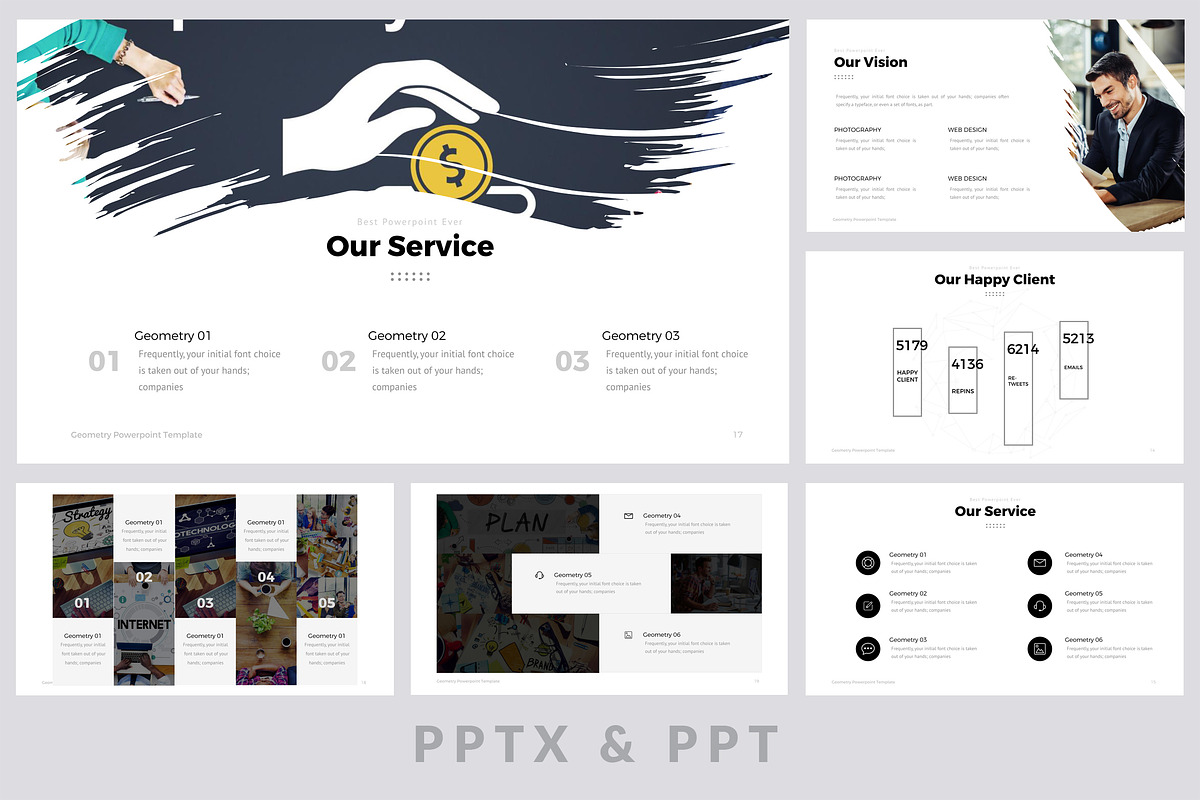 Geometric Keynote Template, a Presentation Template by ZAAS (Photo 5 of 11)