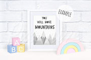 Nursery Frame Mockup, a Mockup by Pixomize (Thumbnail 2 of 2)