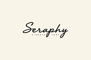 Seraphy Script Font, a Script Font by gafaroff studio (Thumbnail 1 of 5)