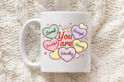 Retro Valentine, You Are Enough PNG, an Illustration by Libby Wishes (Thumbnail 3 of 8)