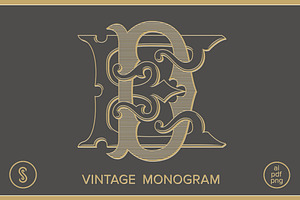 DE Monogram ED Monogram