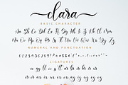 Clara Script, a Script Font by Nissa Studio (Thumbnail 11 of 12)
