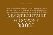 Making Standing - Ligature Typeface, a Serif Font by Graphicxell (Thumbnail 15 of 15)