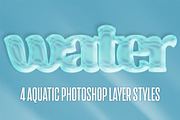 4 Water Photoshop Layer Styles, a Layer Style Add-On by P-G-H (Thumbnail 4 of 4)
