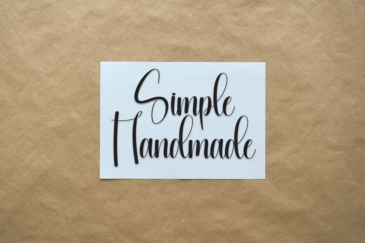 Earrings | Script Font, a Handwritten Font by Scratchones (Photo 4 of 9)