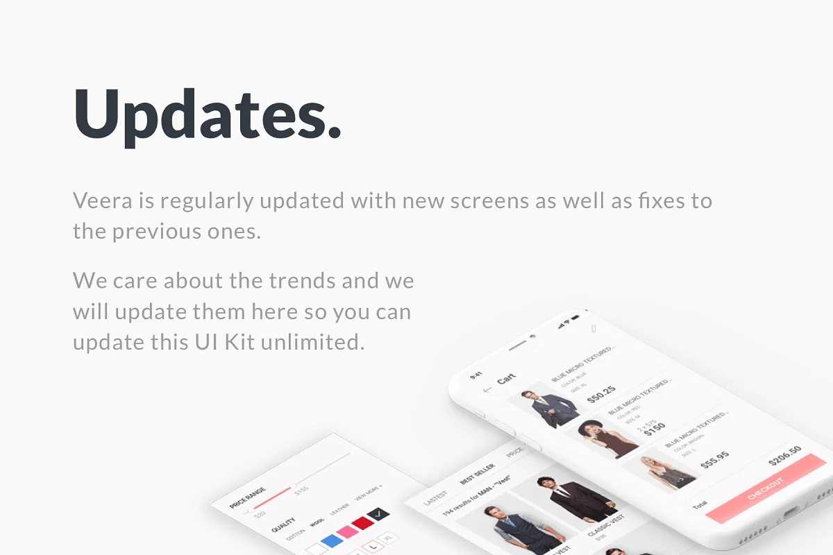Veera - E commerce App Design UI Kit, an App Template by Capi Product (Photo 6 of 8)