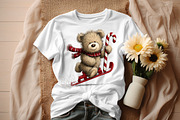 Christmas Teddy Bear Clipart, an Illustration by Craft Nest (Thumbnail 9 of 11)