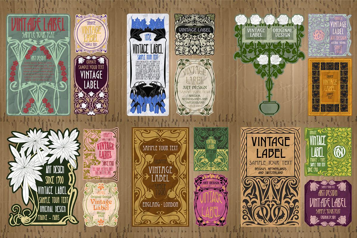 Covers Art Nouveau - sets, a Decorative Illustration by Stanislav Kharchevskyi (Photo 1 of 2)