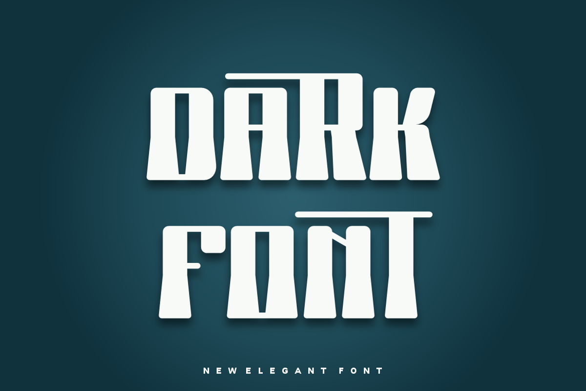 Dead Sentral - Font, a Sans Serif Font by artchiles_design (Photo 2 of 5)