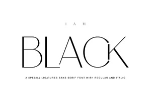 IAM BLACK