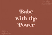 Mighty Aphrodite // A Classy Serif, a Serif Font by Megs Lang (Thumbnail 2 of 22)