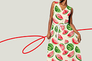 SUMMER FRUIT Seamless Pattern BUNDLE, a Pattern Graphic by AYAKA Studio Co. (Thumbnail 6 of 13)