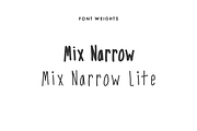 Narrow – A Handwritten Font, a Sans Serif Font by Mix Fonts (Thumbnail 3 of 3)