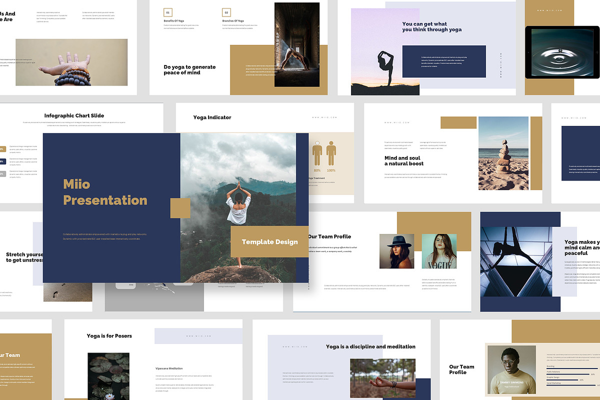Miio : Yoga Class Keynote, a Presentation Template by Punkl Camp (Photo 1 of 16)