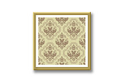 Damask Seamless Vector Pattern, a Pattern Graphic by FineArtStudio (Thumbnail 3 of 3)