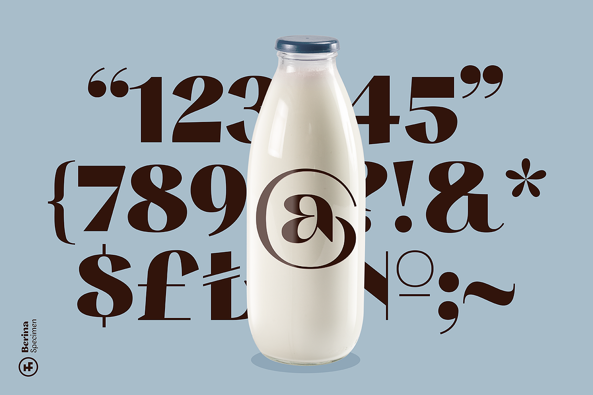 Berina Display, a Sans Serif Font by Hurufatfont (Photo 13 of 16)