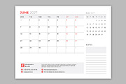 Wall Calendar 2027 (WC046-27-M), a Stationery Template by mikhailmorosin (Thumbnail 5 of 7)