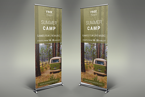 Camping - Roll Up Banners