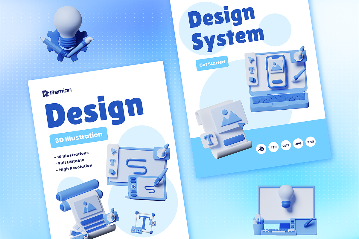 Graphic Design 3D, an Object 3D Model by kerismaker (Photo 7 of 9)