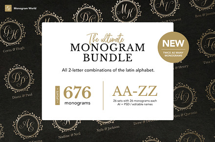 Wedding Monogram Bundle