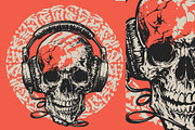 Skulls in Headphones, a Technology Illustration by daver2002ua (Thumbnail 4 of 5)