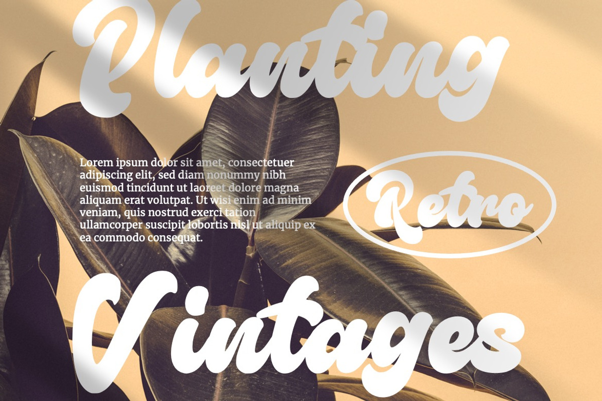 Archid Flower - Retro Handwritten, a Script Font by Dhabee (Photo 14 of 15)