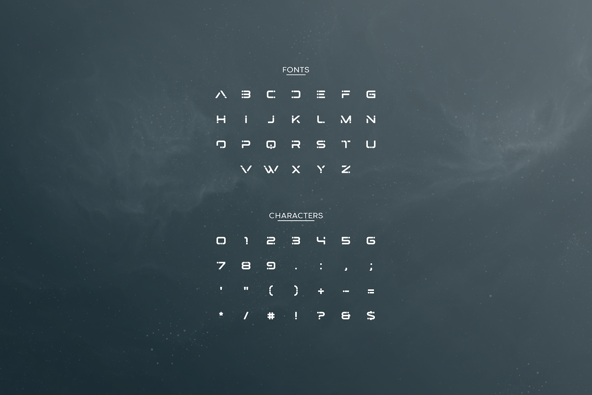 Dropec - Futuristic Typeface, a Serif Font by garismantra (Photo 3 of 4)