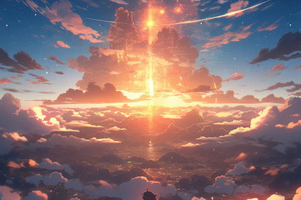 God in the clouds, a Photo by Pictures for you!!!!!!!!!